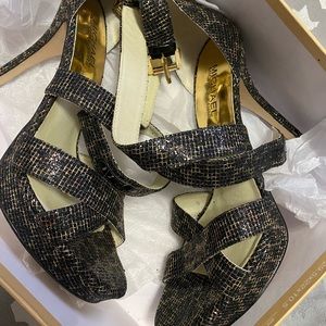 Brand new Michael Kors snake heels
